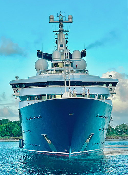 ONE SUPER YACHT REFIT