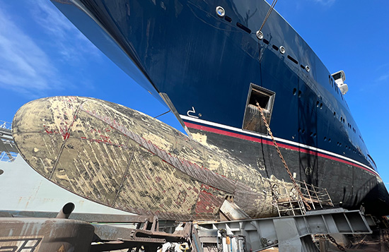 ONE SUPER YACHT REFIT